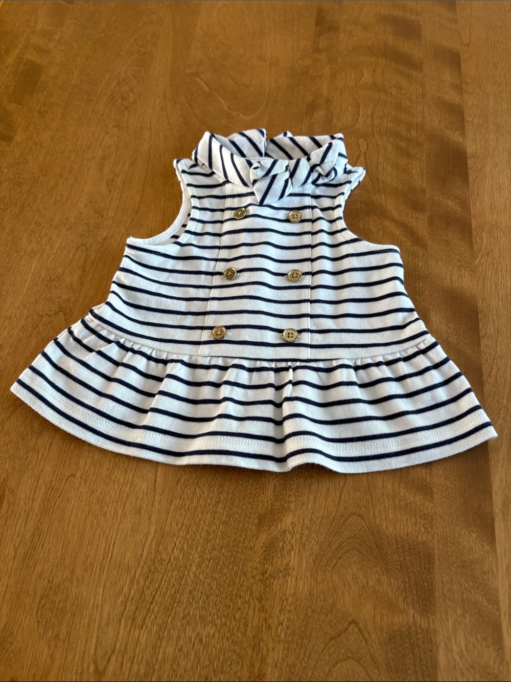 Striped dress.